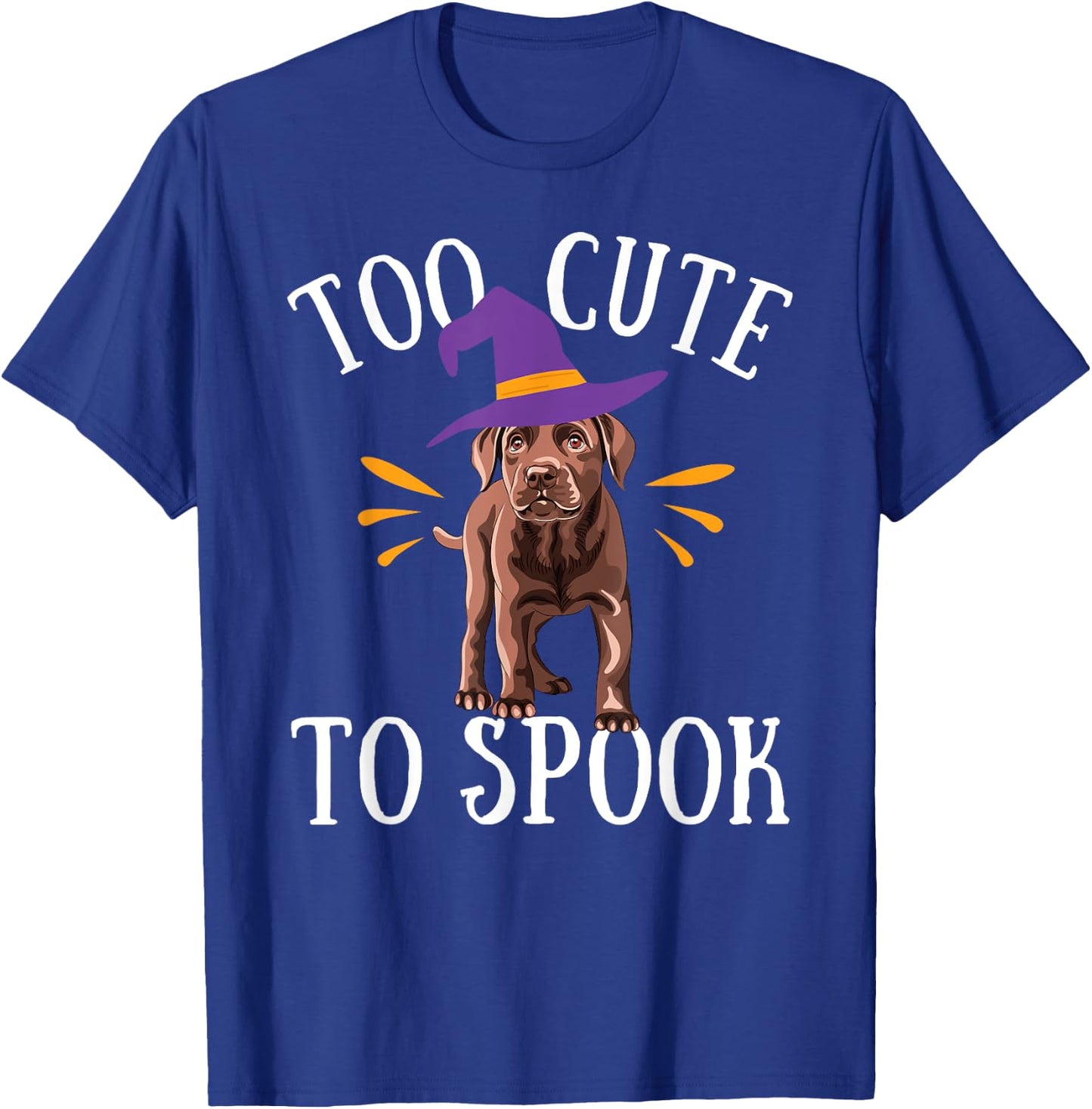 Chocolate Lab Cute Funny Halloween Dog Costume Labrador Men Women Kids T-Shirt - T-Shirt | Royal