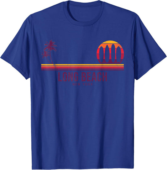 Long Beach Surf - New York Men Women Kids T-Shirt - T-Shirt | Royal