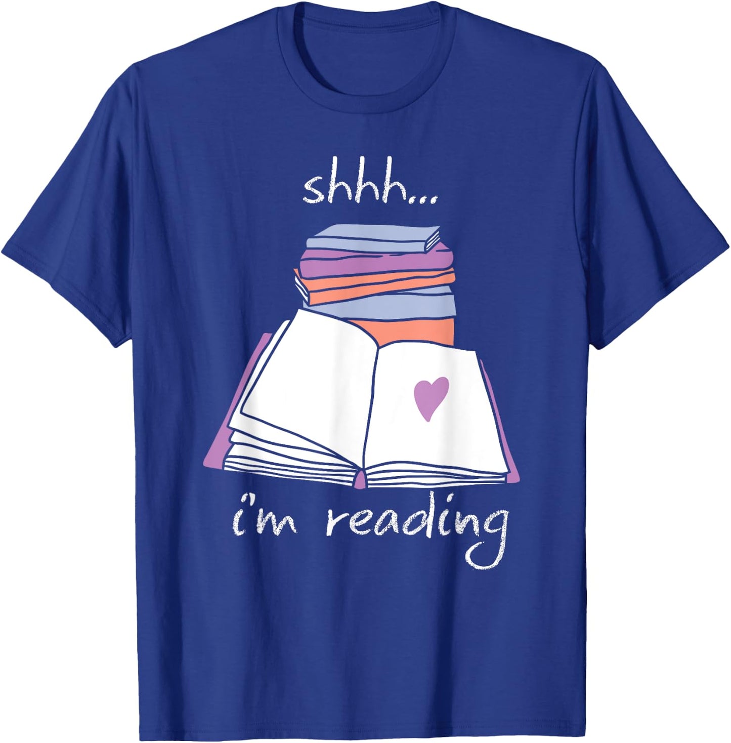 Book Reading Library Shh Im Reading T-Shirt - T-Shirt | Royal