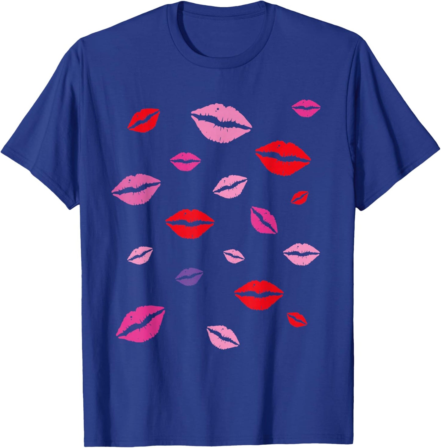 Kisses Painted Lips. T-Shirt - T-Shirt | Royal