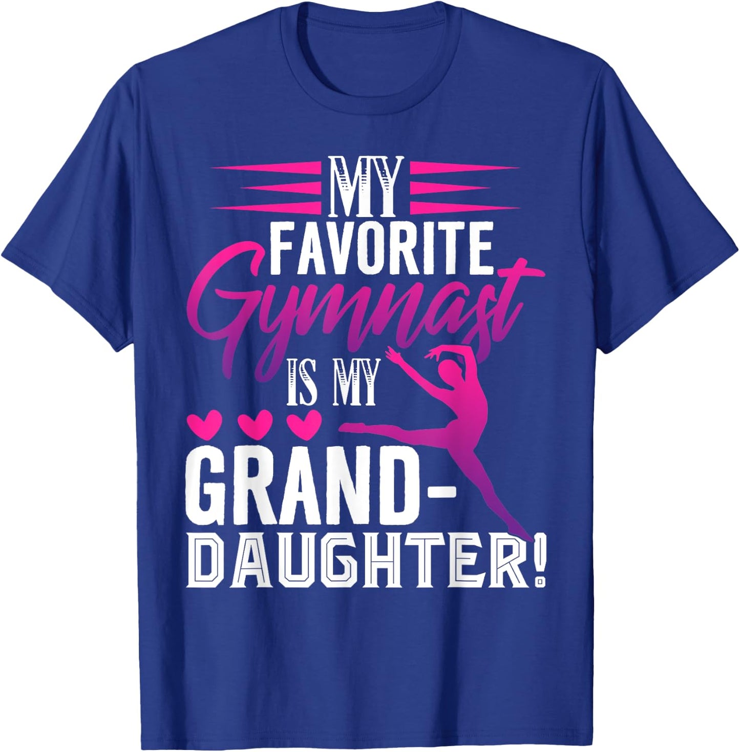 Cute Gymnastics Grandma Shirt Gymnast Grandma Gift T-Shirt - T-Shirt | Royal