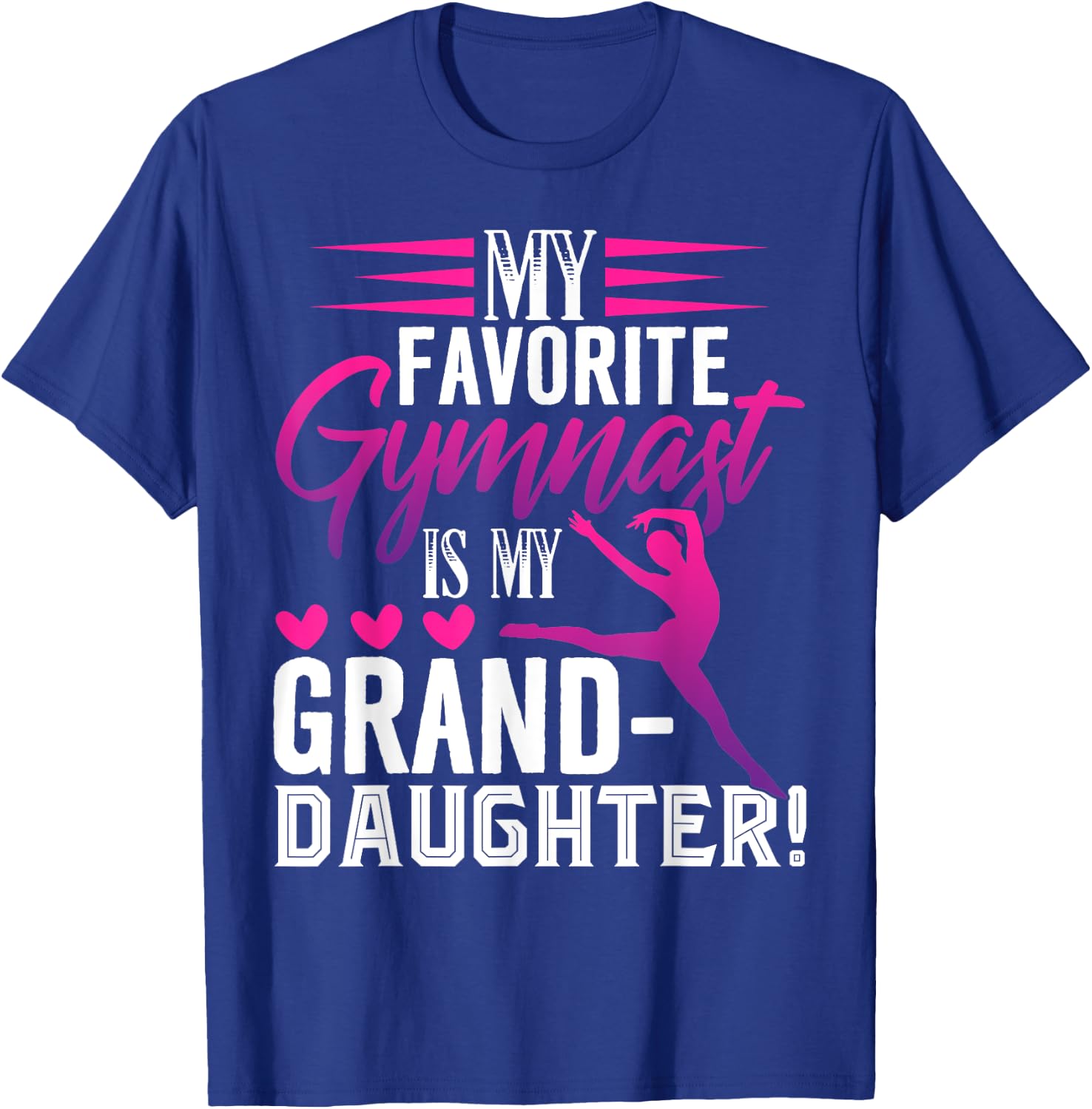 Cute Gymnastics Grandma Shirt Gymnast Grandma Gift T-Shirt - T-Shirt | Royal