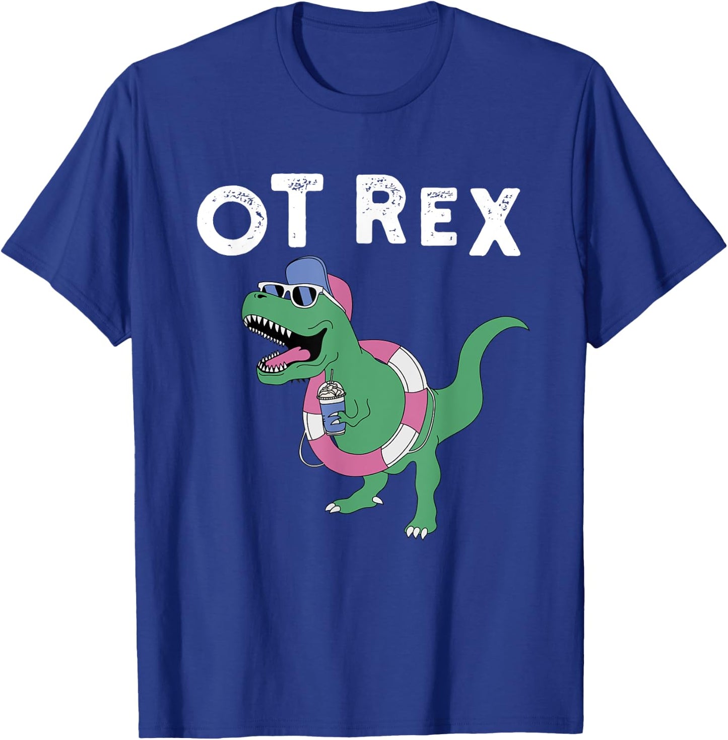 OT-Rex Occupational Therapy Therapist , Pediatric OT T-Shirt - T-Shirt | Royal