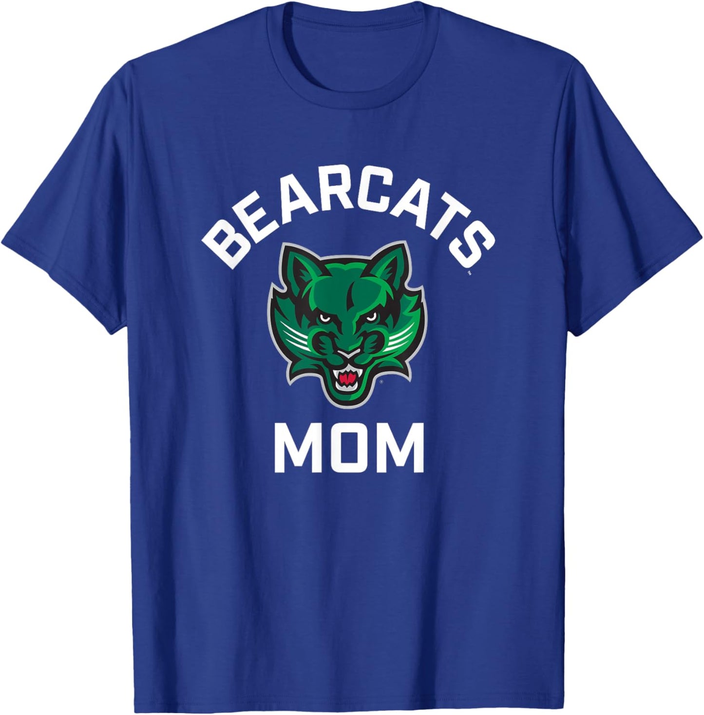 Binghamton University Bearcats Arched Mom T-Shirt - T-Shirt | Royal