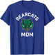 Binghamton University Bearcats Arched Mom T-Shirt - T-Shirt | Royal