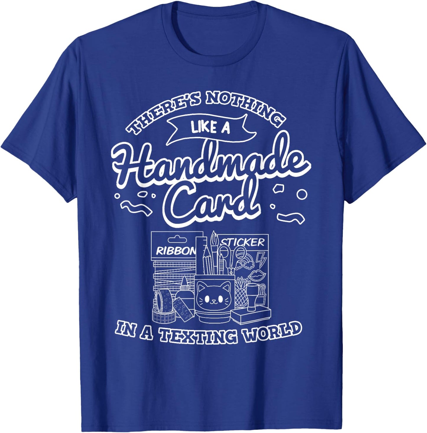 Cardmaking Scrapbooking Gift Crafting Card Crafter T-Shirt - T-Shirt | Royal