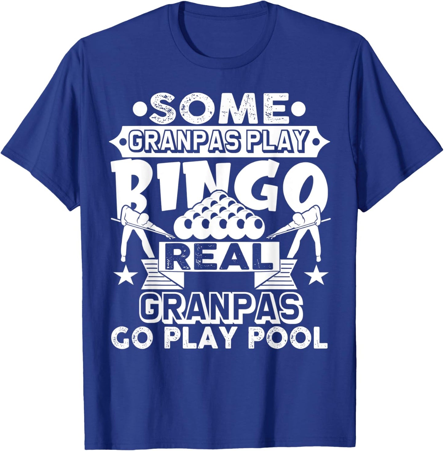 Grandpa Billiards Shirt Grandpa Billiards Gift Pool Player T-Shirt - T-Shirt | Royal
