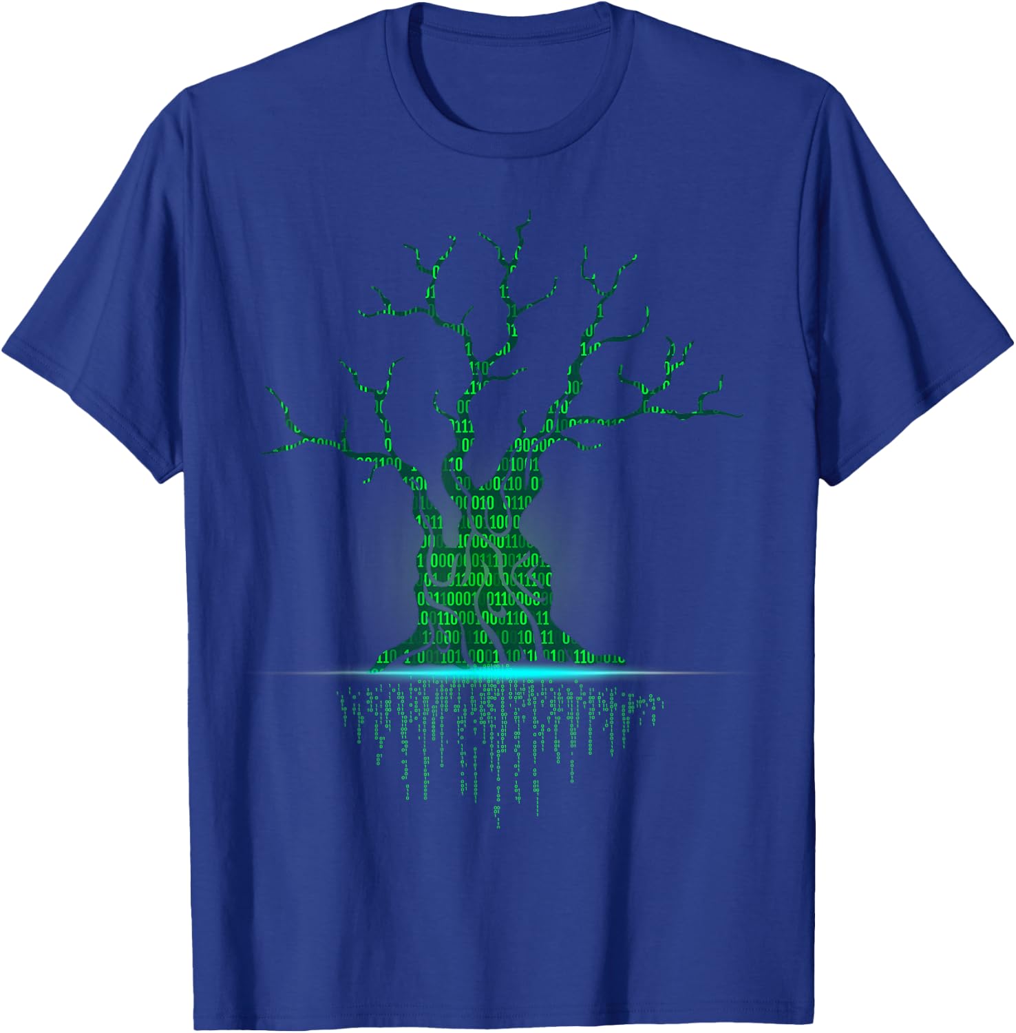 Binary Tree Computer Coding Software Programmer Developer T-Shirt - T-Shirt | Royal