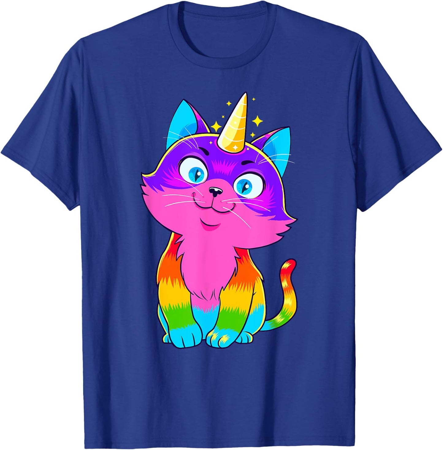 Caticorn Unicorn Cat Unikitty Kittycorn Cats Girls Women T-Shirt - T-Shirt | Royal