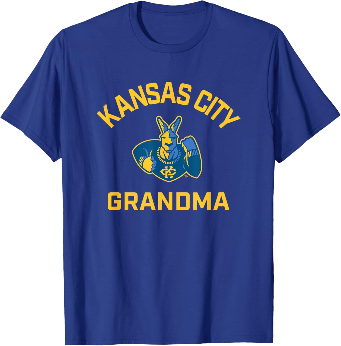 University of Missouri Kansas City UMKC Arched Grandma T-Shirt - T-Shirt | Royal