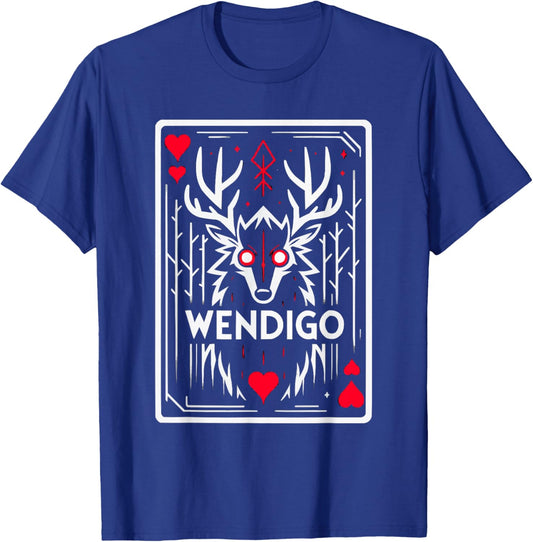 Wendigo Monster Legendary Creature Cryptozoology Cryptid T-Shirt - T-Shirt | Royal