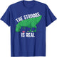 Funny T-rex Gift Men Women Cool The Struggle Is Real Donuts T-Shirt - T-Shirt | Royal