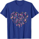 Love Yoga heart meditation pose men girl women Zen Spiritual T-Shirt - T-Shirt | Royal