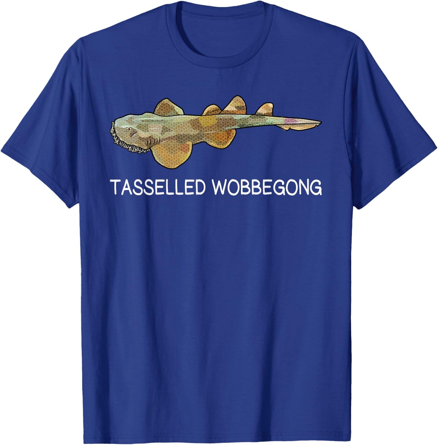 Tasselled Wobbegong Shark Lover T-Shirt - T-Shirt | Royal