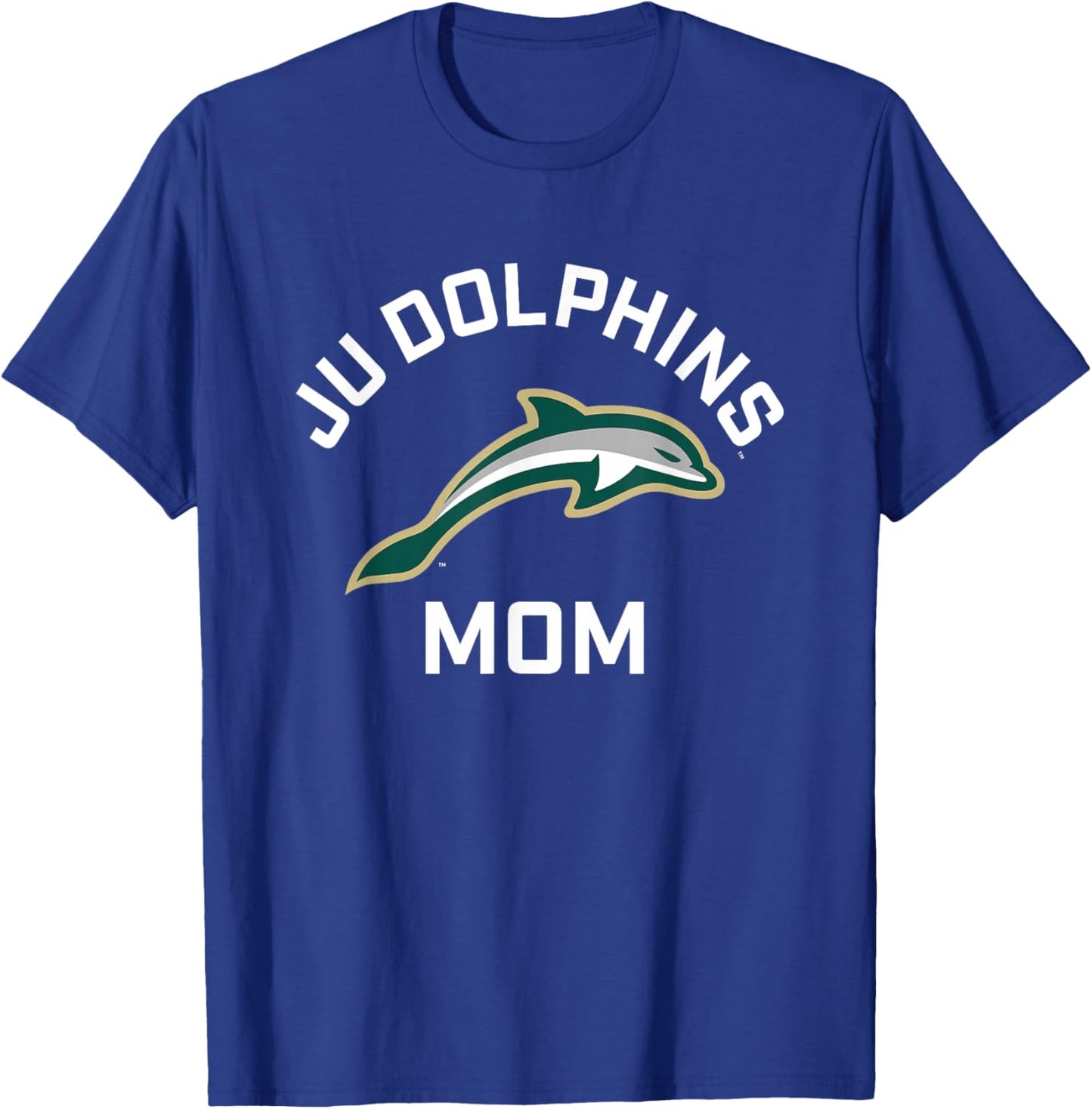 Jacksonville University Dolphins Arched Mom T-Shirt - T-Shirt | Royal