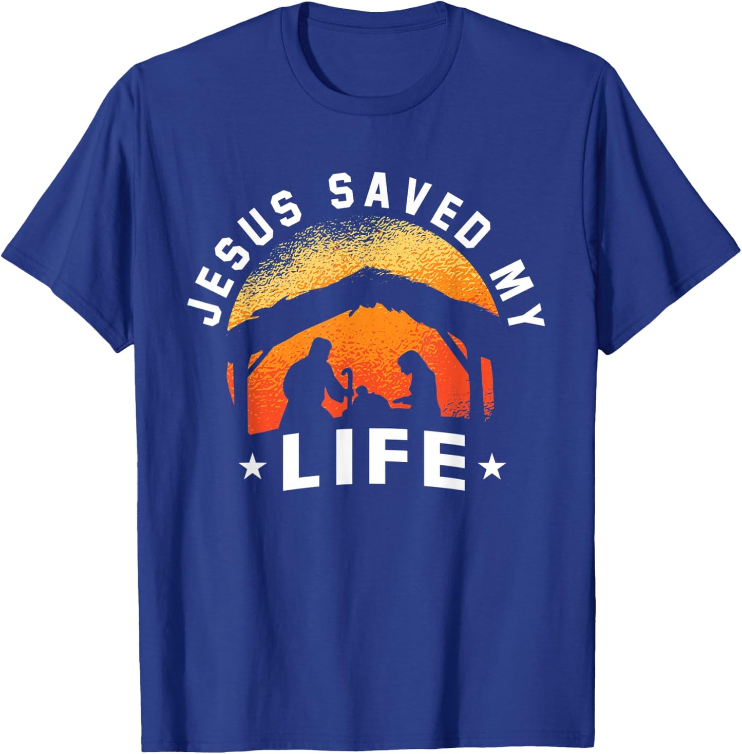 Jesus Christ Christianity Gifts Jesus Saved My Life T-Shirt - T-Shirt | Royal