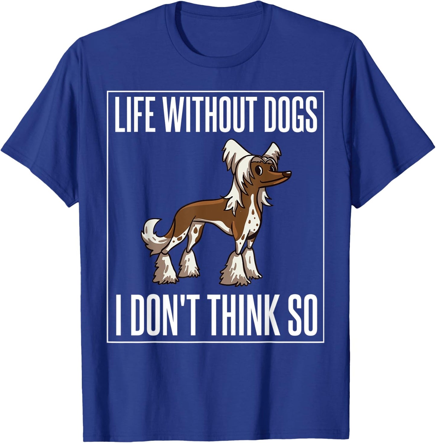 Chinese Crested Powderpuff Dog Gift Puppies Owner Lover Men Women Kids T-Shirt - T-Shirt | Royal