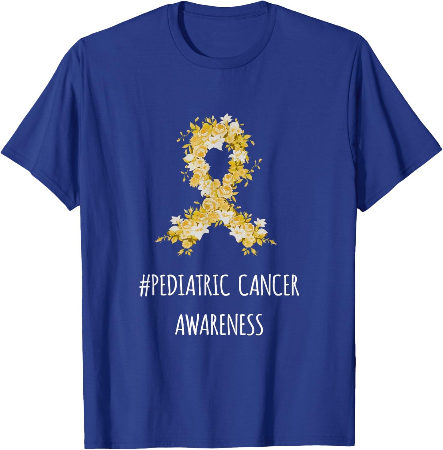 Pediatric Cancer Awareness Shirt | Pediatric Cancer T-Shirt - T-Shirt | Royal