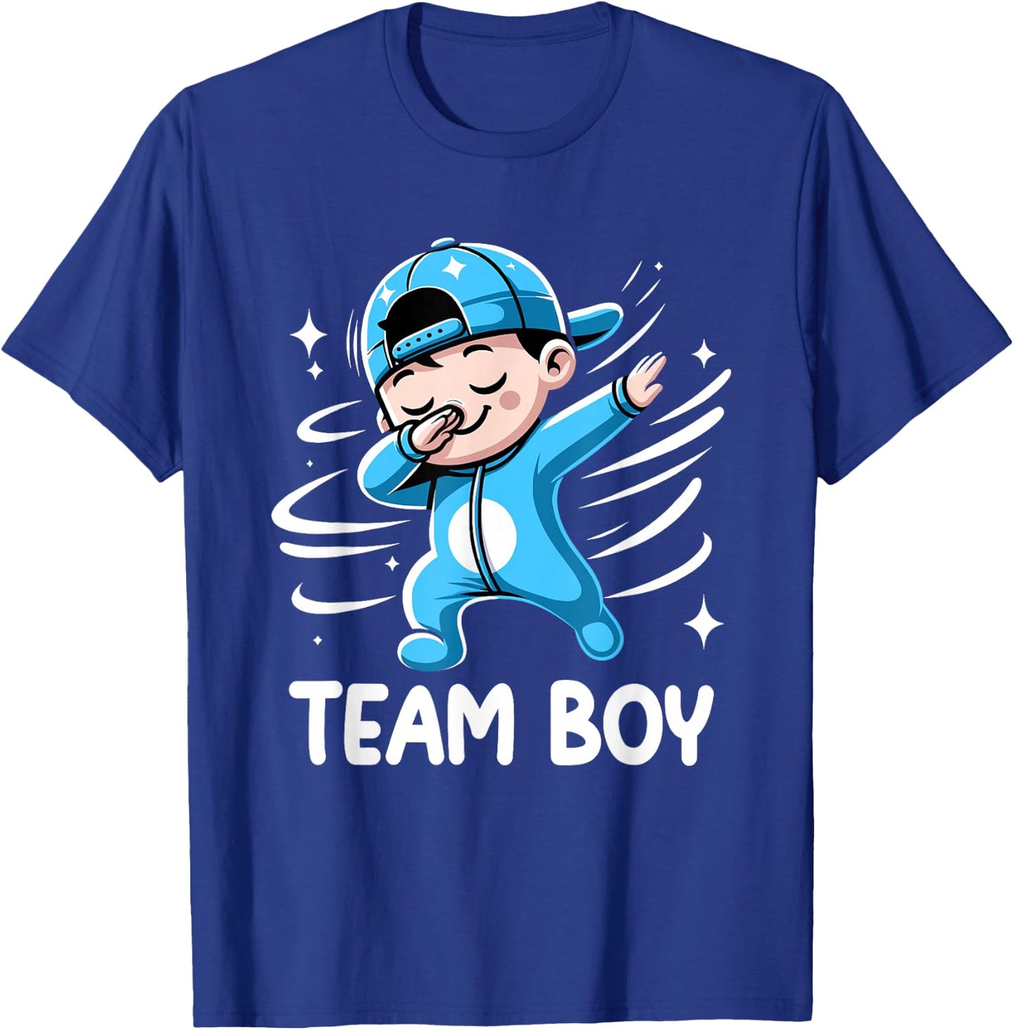 Gender Reveal Party Team Boy Baby Announcement T-Shirt - T-Shirt | Royal
