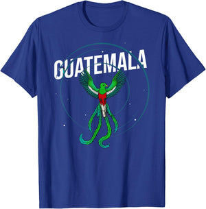 Quetzal Bird Guatemala Feathers Animal T-Shirt - T-Shirt | Royal