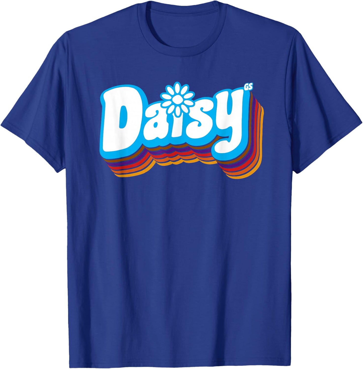 Girls Daisy Retro Troop | Scouting T-Shirt - T-Shirt | Royal