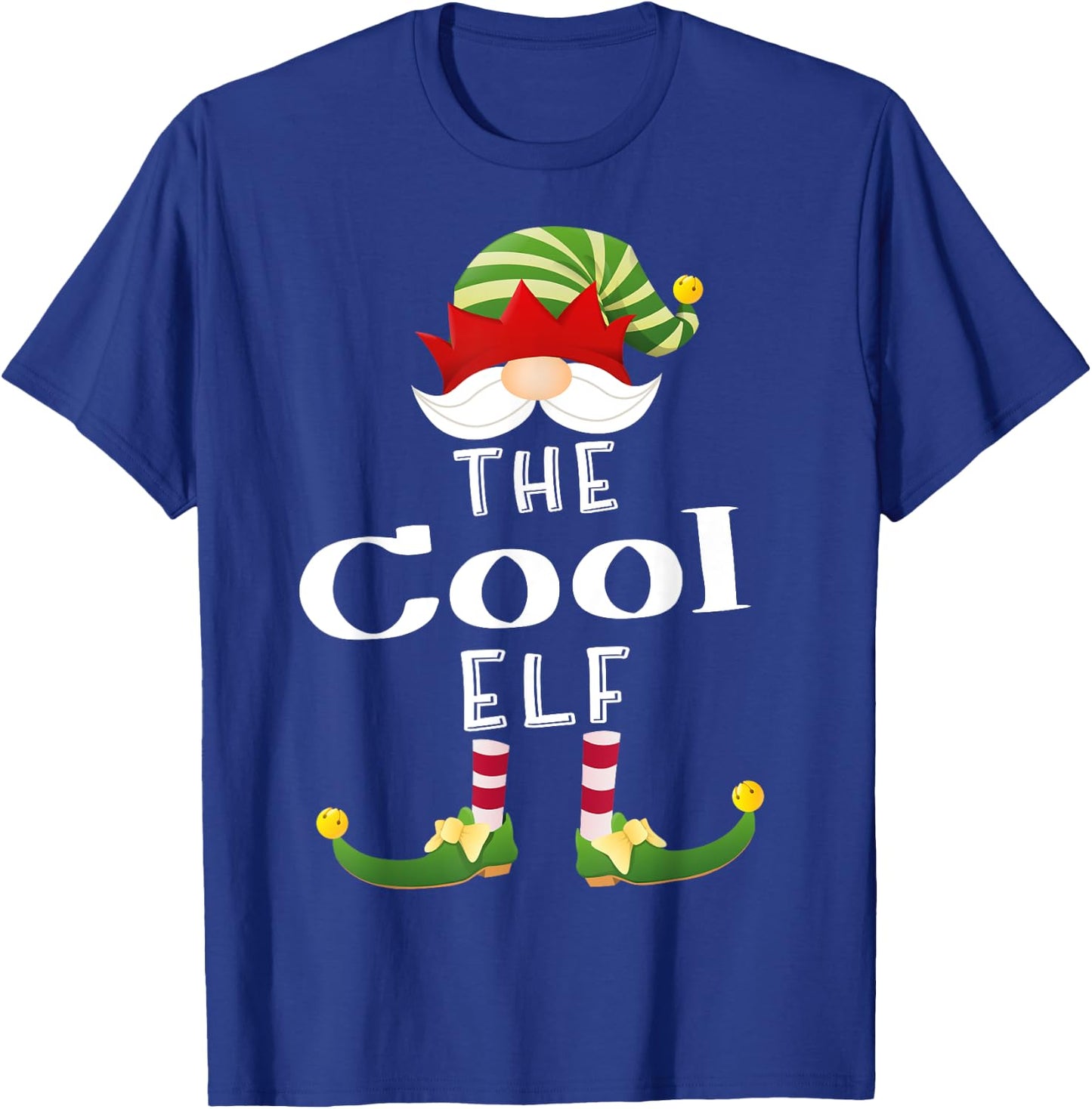 Cool Elf Group Christmas Funny Pajama Party T-Shirt - T-Shirt | Royal
