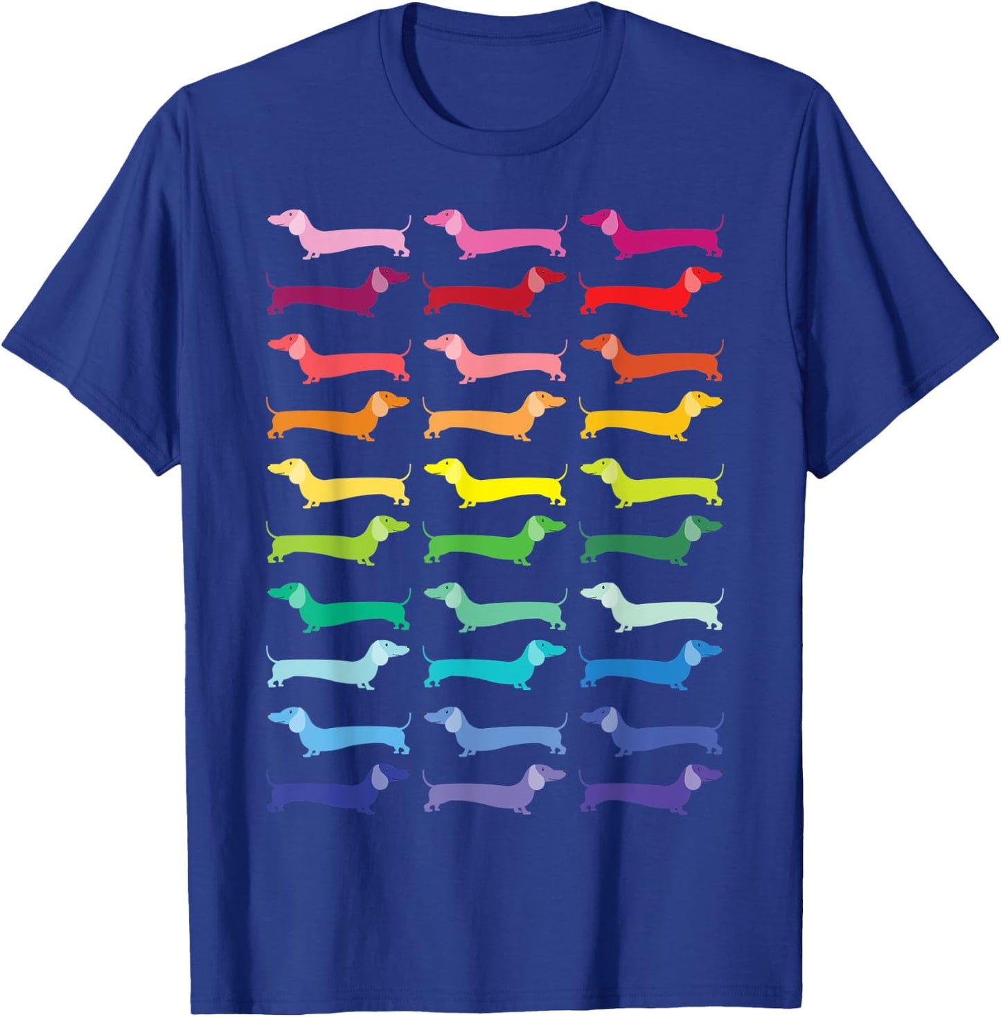 Colorful Dachshunds T-Shirt - T-Shirt | Royal