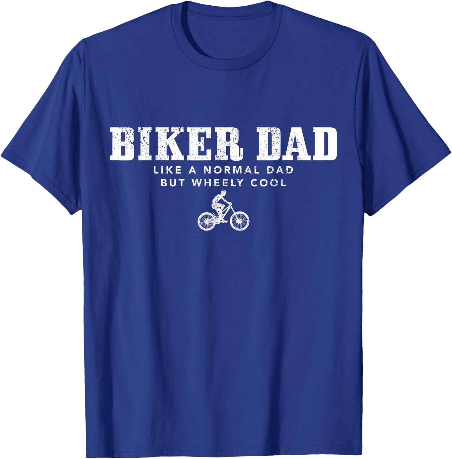 Mountain Bike Biker Dad MTB Downhill Mountain Biker Gift T-Shirt - T-Shirt | Royal