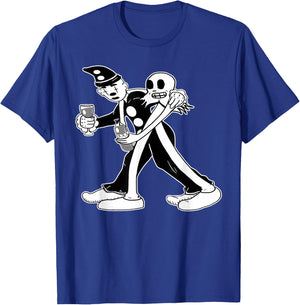 Urban Empyre Koko the Clown Ghost Buddy Gothic , Small, Black T-Shirt - T-Shirt | Royal