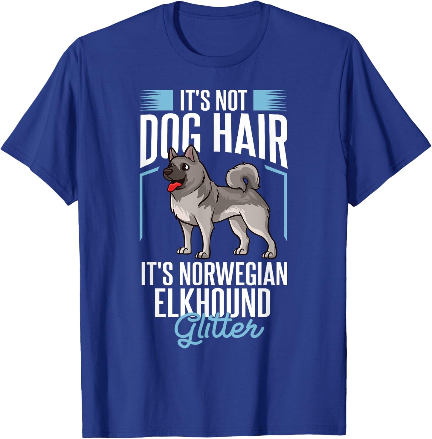 Norwegian Elkhound Dog Gift Puppies Owner Lover T-Shirt - T-Shirt | Royal