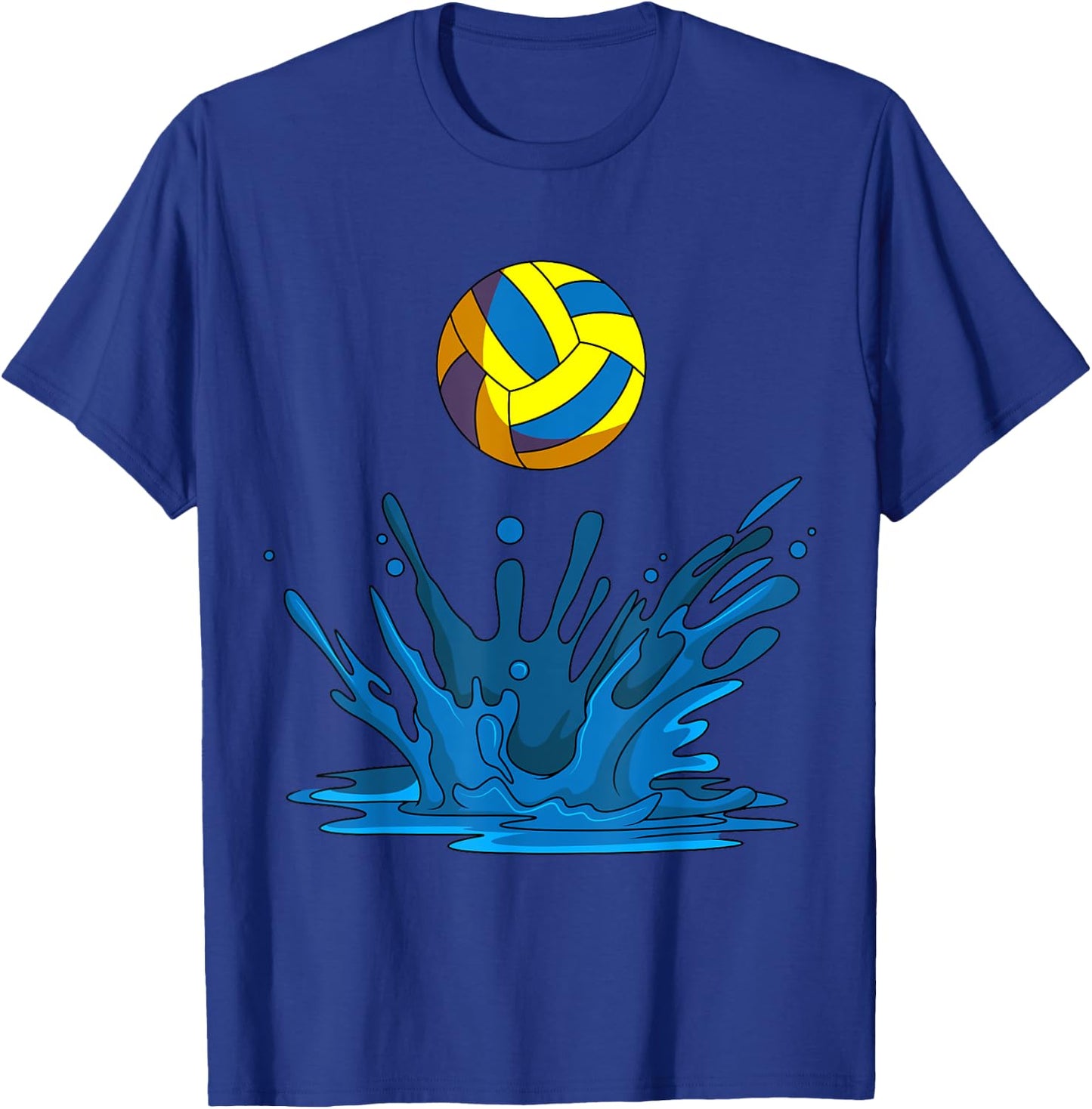 Water Polo Ball Player Team Sport Lover Swimmer Goalie T-Shirt - T-Shirt | Royal