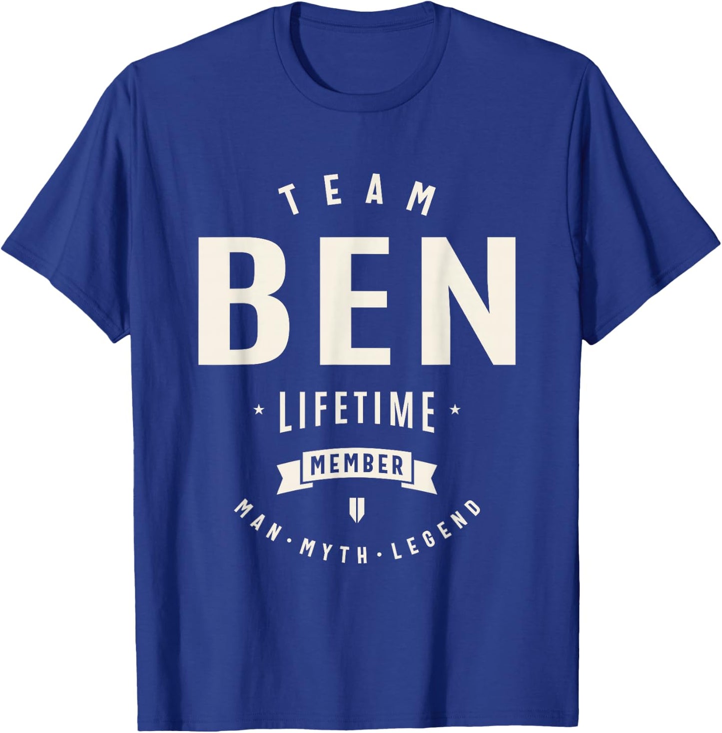 Team Ben Lifetime Member Funny Name Ben , Small T-Shirt - T-Shirt | Royal
