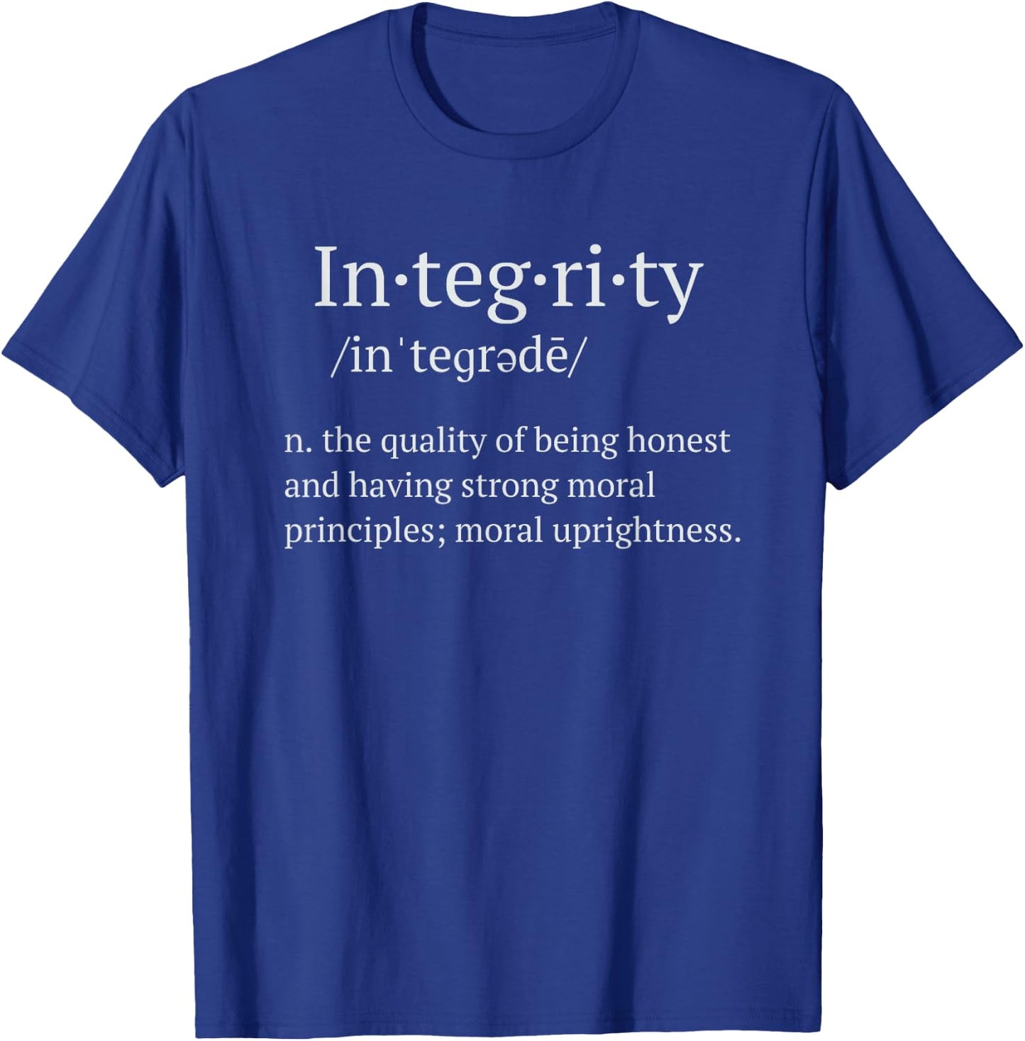 Integrity T-Shirt - T-Shirt | Royal