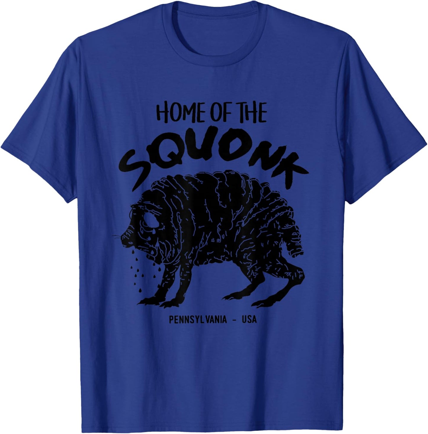 Home of the Squonk Monster Pennsylvania USA Sad Emo Cryptid T-Shirt - T-Shirt | Royal