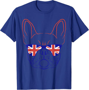 Great Britain Flag Shirt Independence Day Symbol English Dog T-Shirt - T-Shirt | Royal