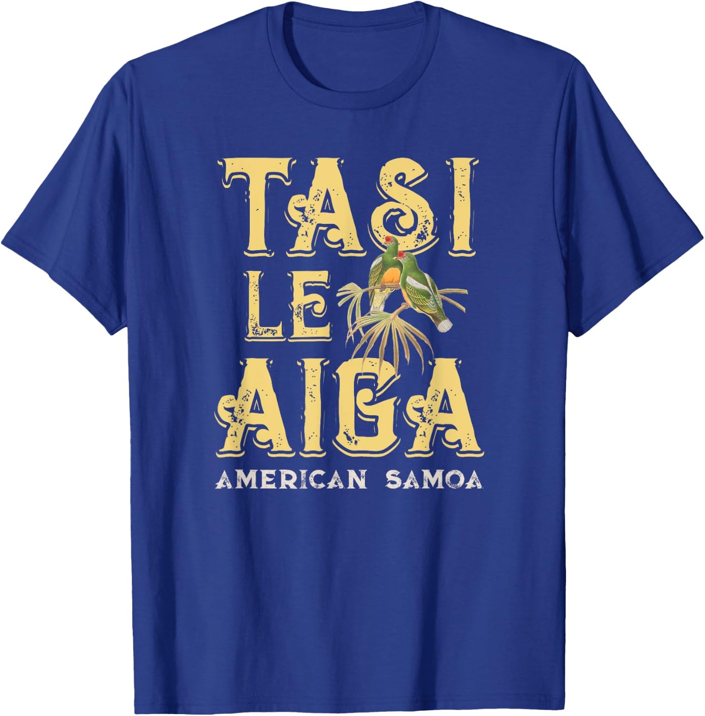 American Samoa Tasi Le Aiga One Family Pacific Islands Pride T-Shirt - T-Shirt | Royal