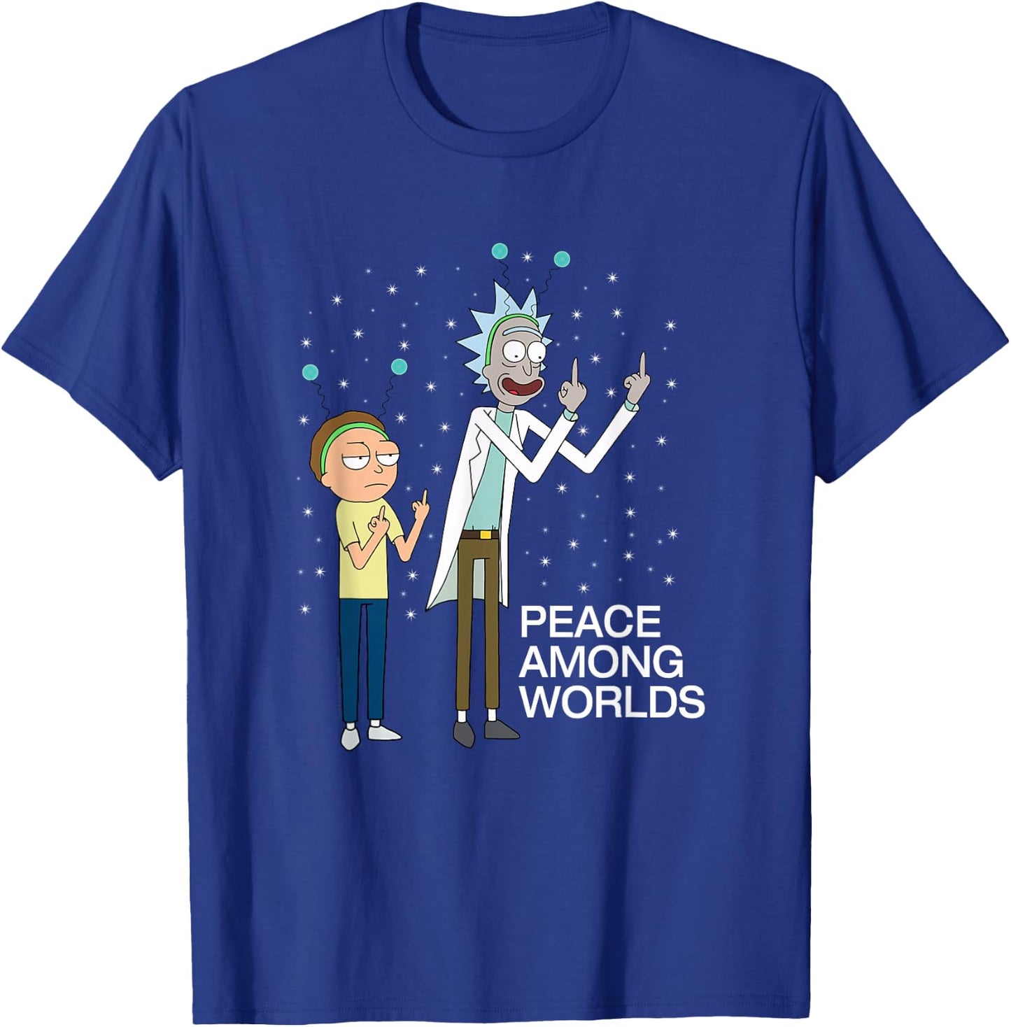 Rick and Morty Peace Among Worlds T-Shirt - T-Shirt | Royal