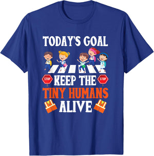 School Crossing Guard T-Shirt - T-Shirt | Royal