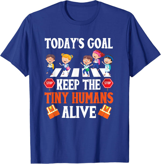 School Crossing Guard T-Shirt - T-Shirt | Royal