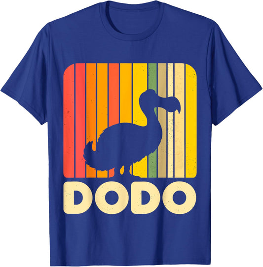 Retro Dodo Bird Animal T-Shirt - T-Shirt | Royal