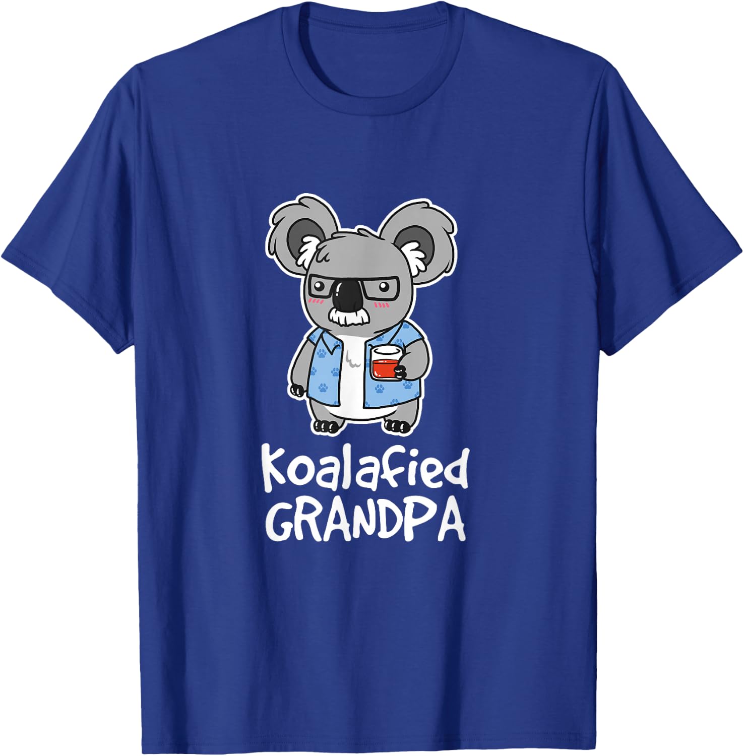 Koalafied Grandpa Koala Bear Animal Lover Daddy T-Shirt - T-Shirt | Royal