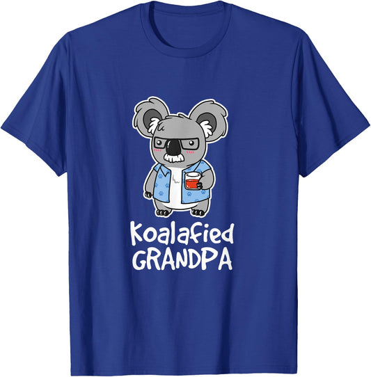 Koalafied Grandpa Koala Bear Animal Lover Daddy T-Shirt - T-Shirt | Royal