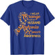 I wear Orange for my Husband Leukemia Cancer Awareness T-Shirt - T-Shirt | Royal