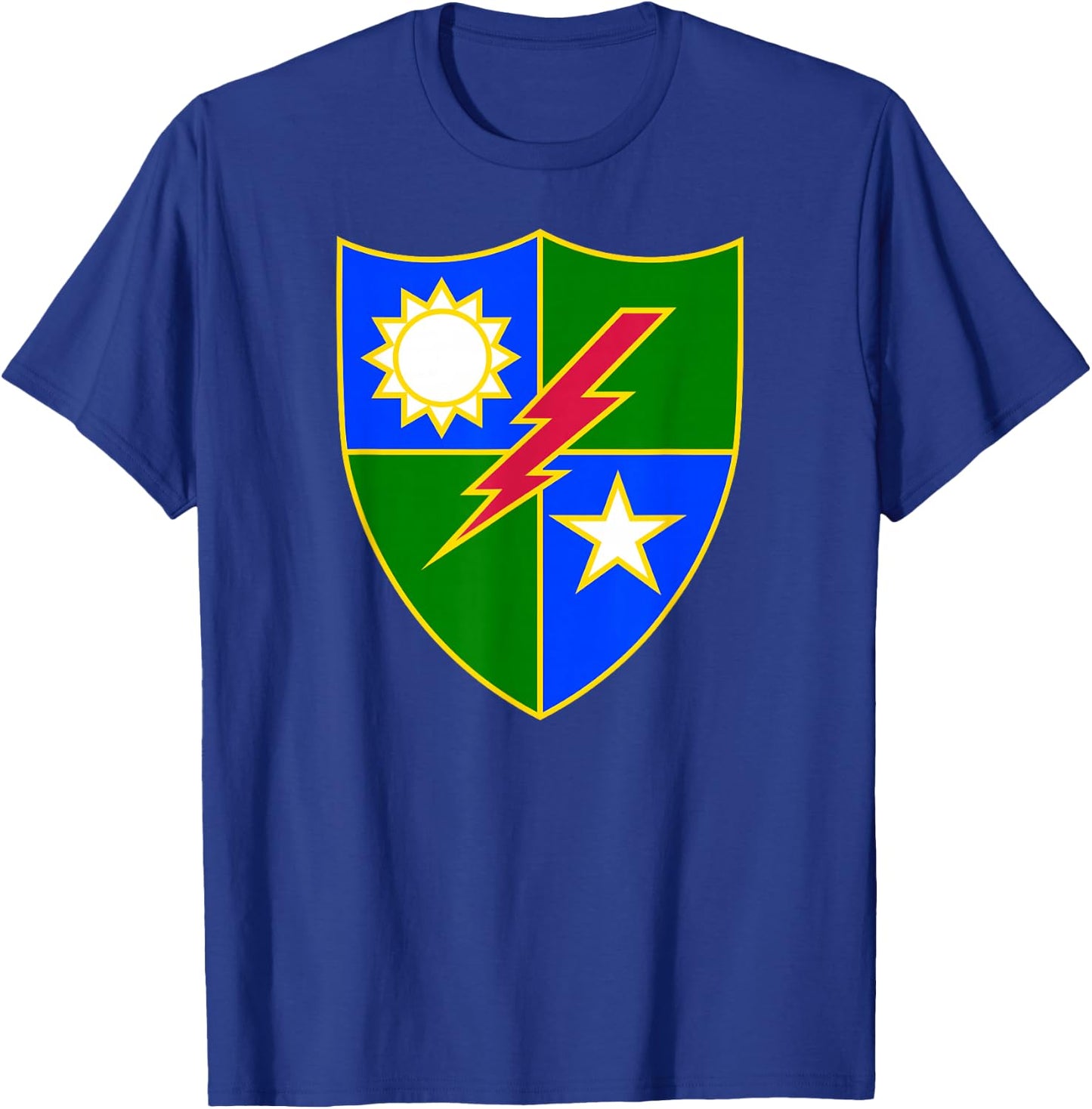 US Army Ranger - 75th Ranger Regiment DUI T-Shirt - T-Shirt | Royal
