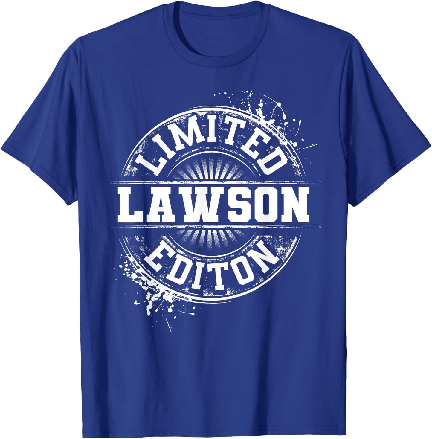 LAWSON Funny Surname Family Tree Birthday Reunion Gift T-Shirt - T-Shirt | Royal