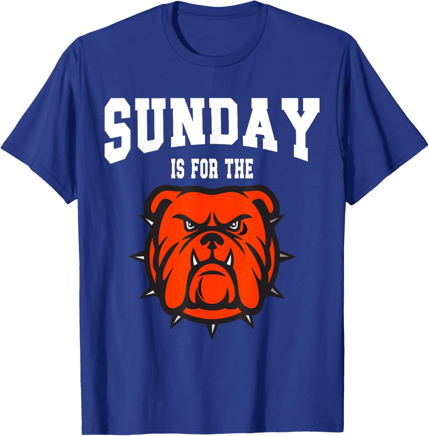 Sunday is for the Bone Yard Dawgs, Cleveland Game Day T-Shirt - T-Shirt | Royal