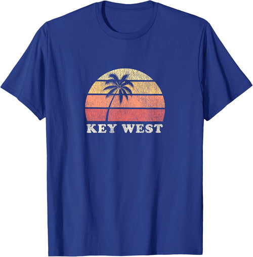 Key West FL Vintage 70s Retro Throwback Design