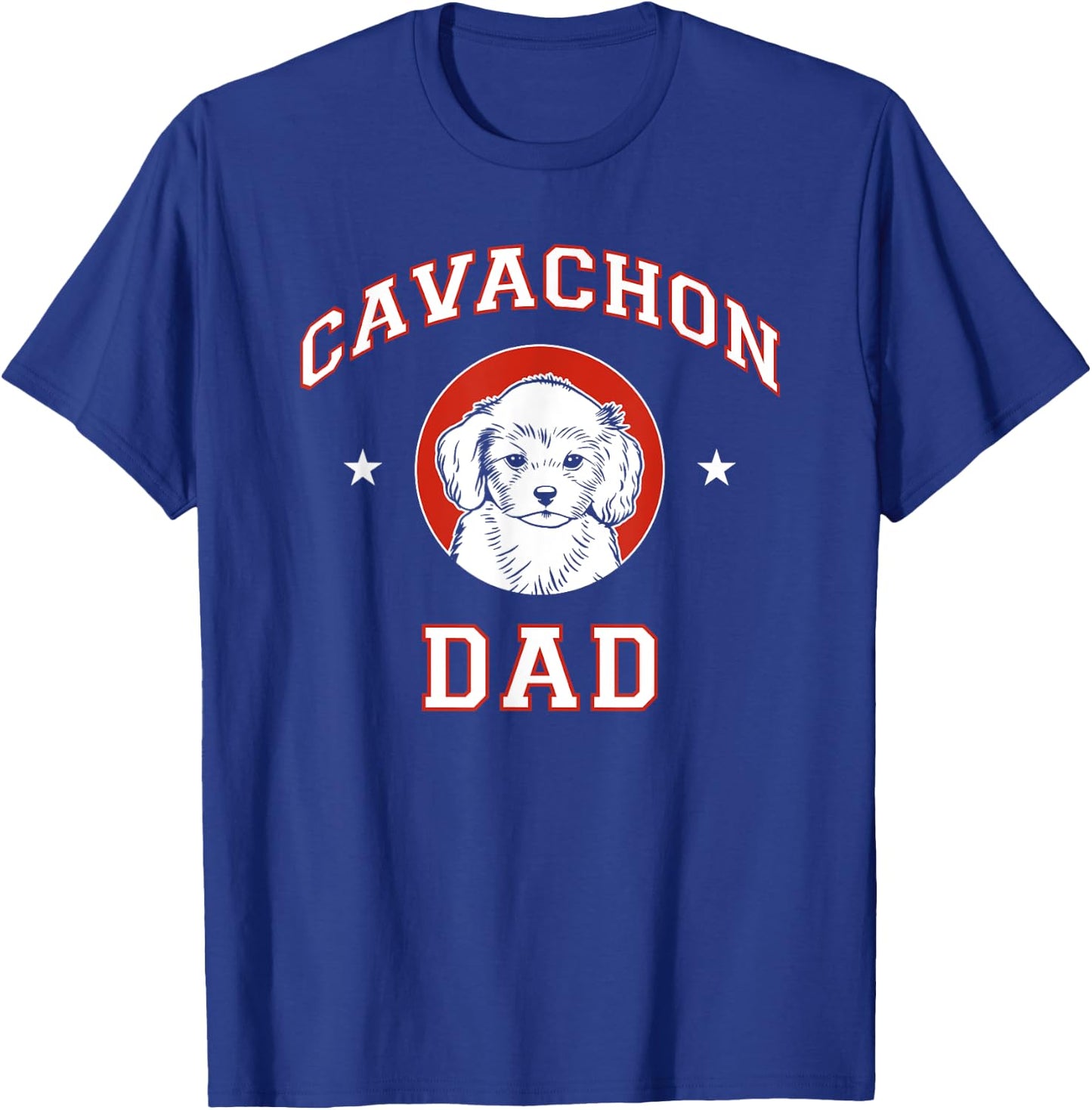 Cavachon Dad Dog Father Women Kids T-Shirt - T-Shirt | Royal