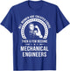 Mechanical Engineering Shirt | Mechanical Engineering T-Shirt - T-Shirt | Royal