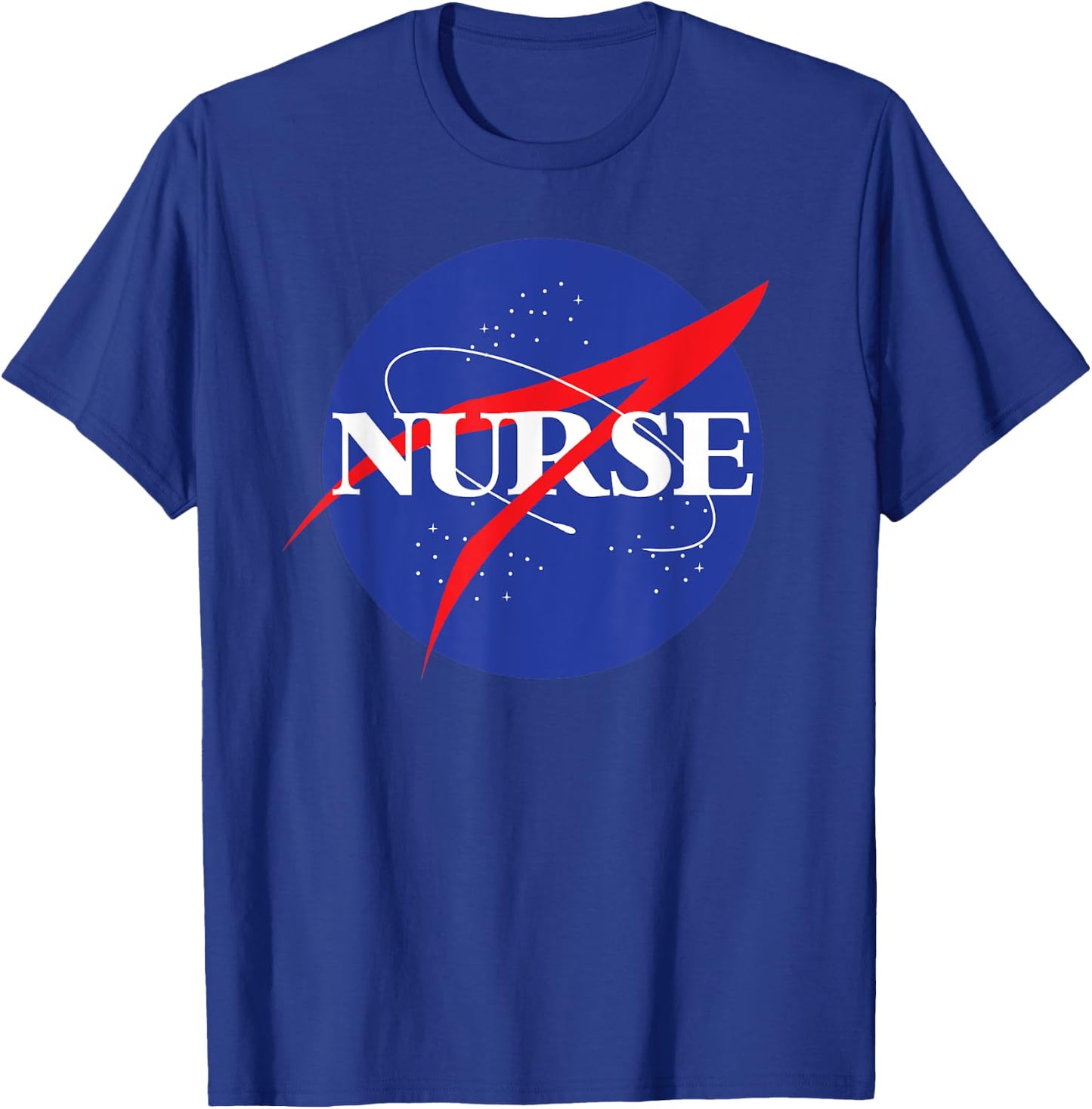Nurse Astronaut Novelty Retro for Outer Space Nursing T-Shirt - T-Shirt | Royal